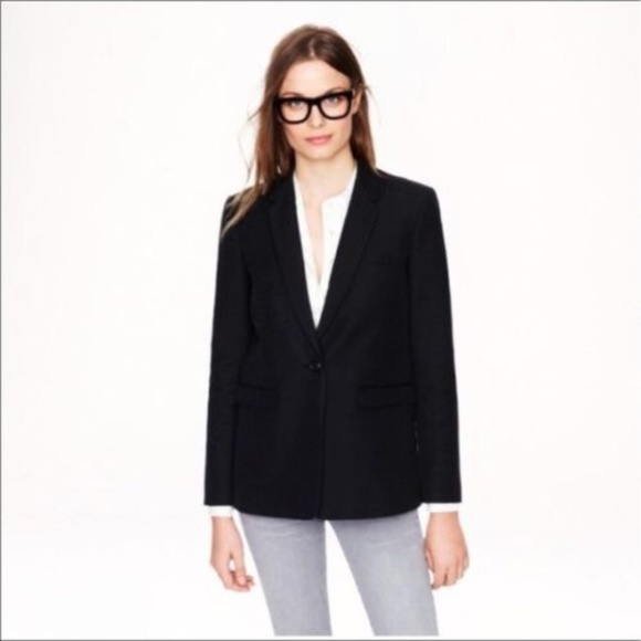 J. Crew Jackets & Blazers - J.CREW Collection Rylan Blazer Wool Cotton Size 8